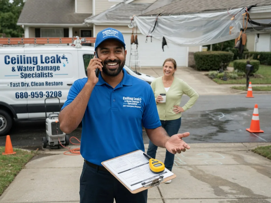 Ceiling Leak Cleanup Ellis Grove, IL FAQs